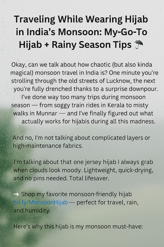 Traveling While Wearing Hijab: Tips & Essentials
