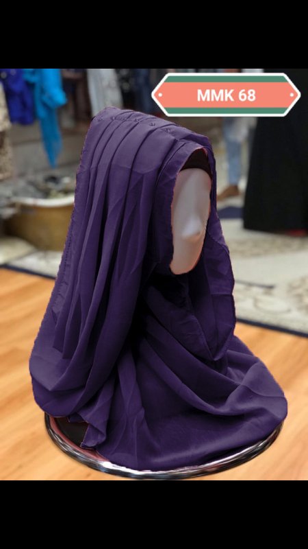 Instant Georgette Comfort Scarf - BEINGMUSLIMS THE HIJAB SHOPPE