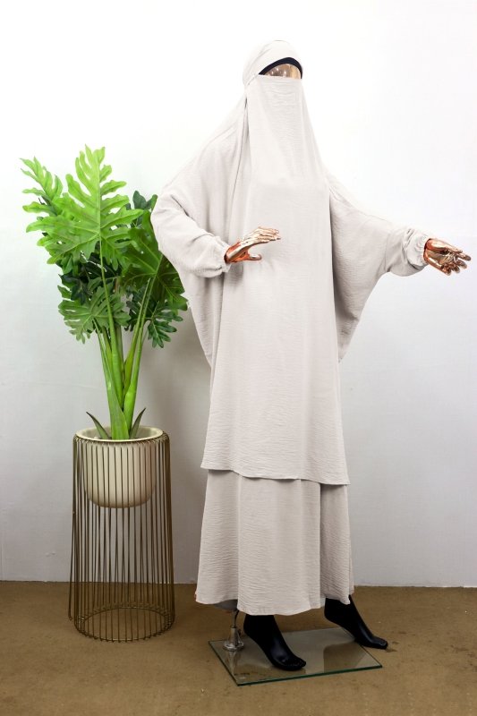 Jilbab 2 piece jilbab - BEINGMUSLIMS THE HIJAB SHOPPE