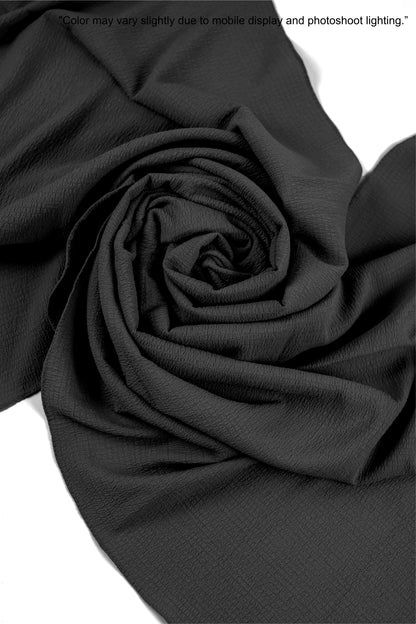 Textured Bubble Chiffon Hijab – Soft, Stylish & Breathable
