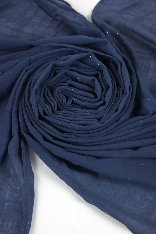 Shimmer Georgette Hijab – Lightweight, Elegant & Subtly Sparkly - BEINGMUSLIMS THE HIJAB SHOPPE