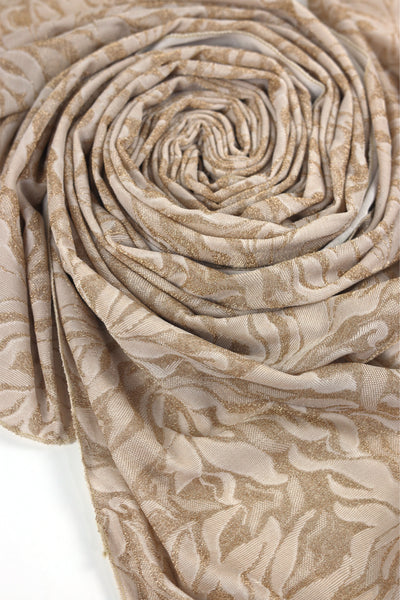 Soft Cotton Shimmer Hijab – Lightweight, Non-Slip with Elegant Glow (Design 5)