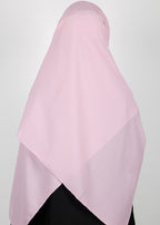 BeingMuslims Textured Muna Chiffon Light Pink Hijab