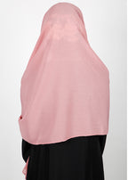 BeingMuslims Textured Muna Chiffon Pink Hijab