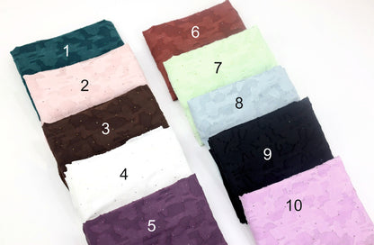Premium Embossed Chiffon Hijab - BEINGMUSLIMS THE HIJAB SHOPPE