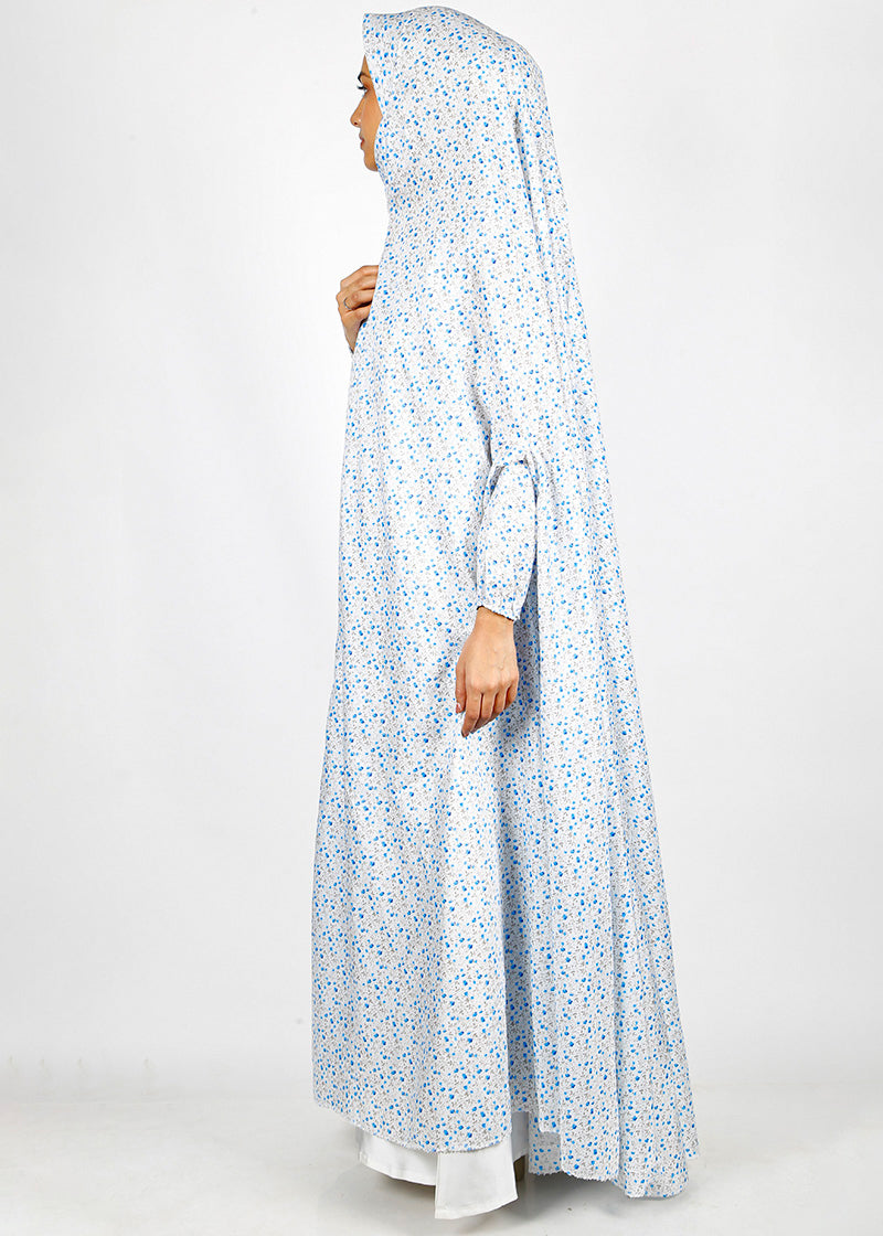 BeingMuslims Printed Jilbab Ankle Length C