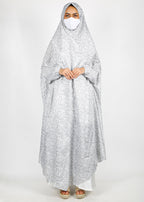 BeingMuslims Printed Jilbab Ankle Length E
