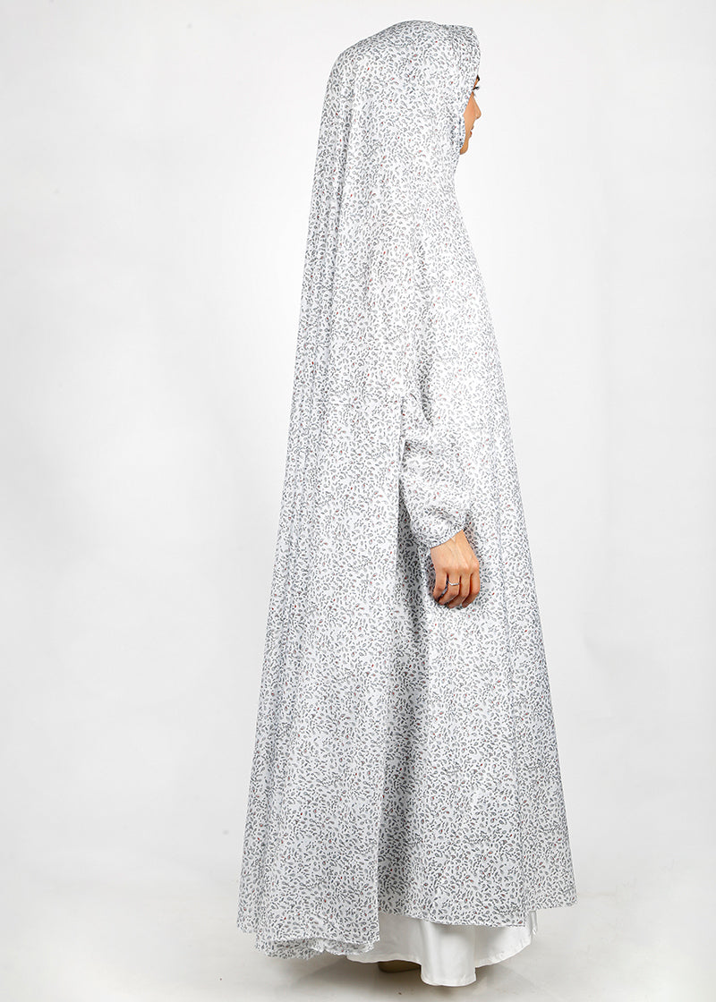 BeingMuslims Printed Jilbab Ankle Length E