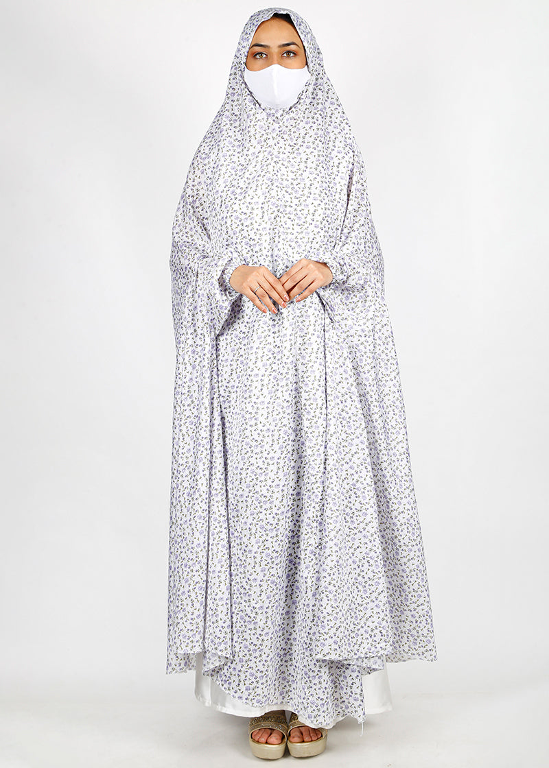 BeingMuslims Printed Jilbab Ankle Length F