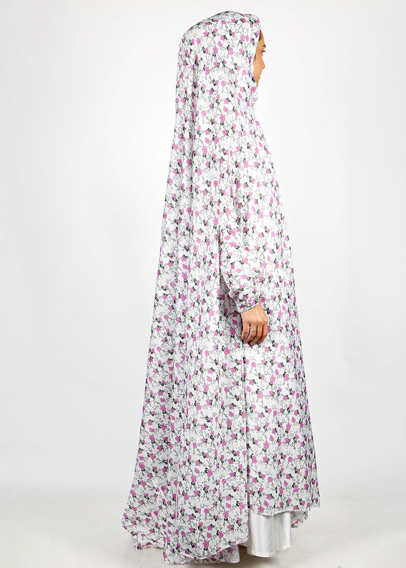 BeingMuslims Printed Jilbab Ankle Length G