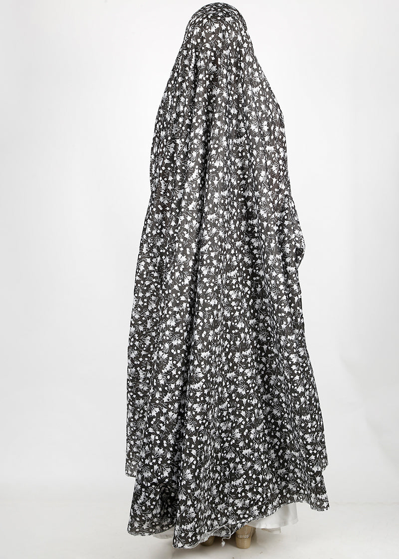 BeingMuslims Printed Jilbab Ankle Length J