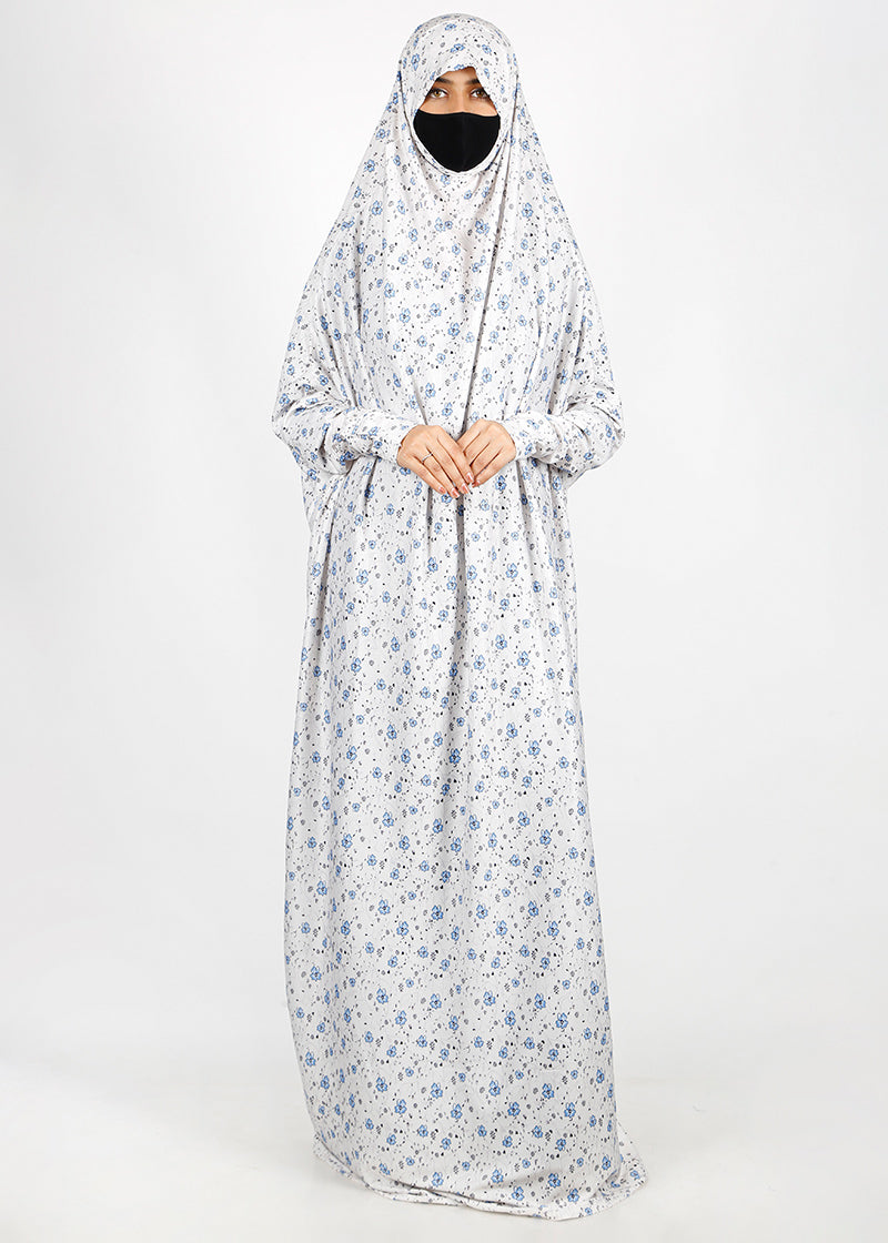 BeingMuslims Printed Jilbab Full Length D