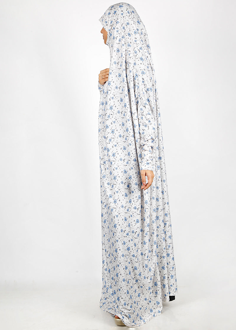 BeingMuslims Printed Jilbab Full Length D