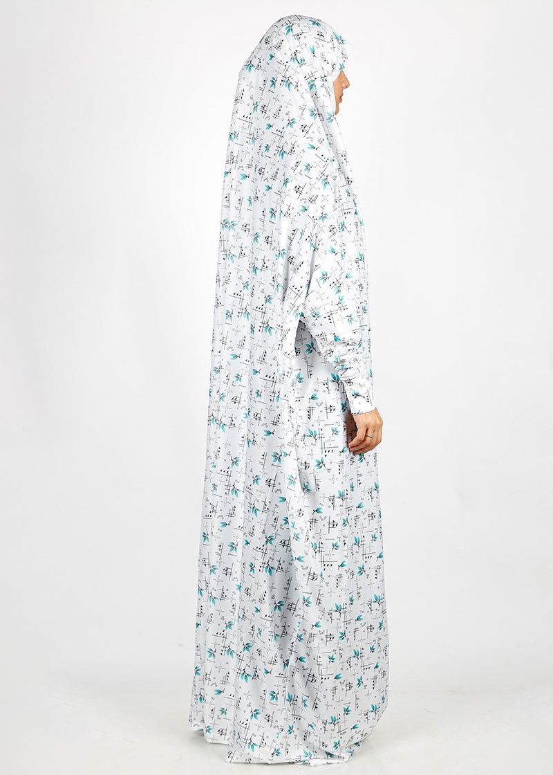 BeingMuslims Printed Jilbab Full Length E