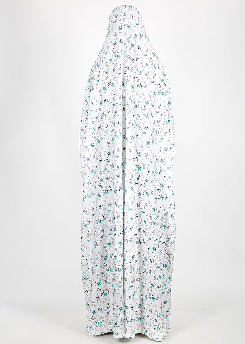 BeingMuslims Printed Jilbab Full Length E