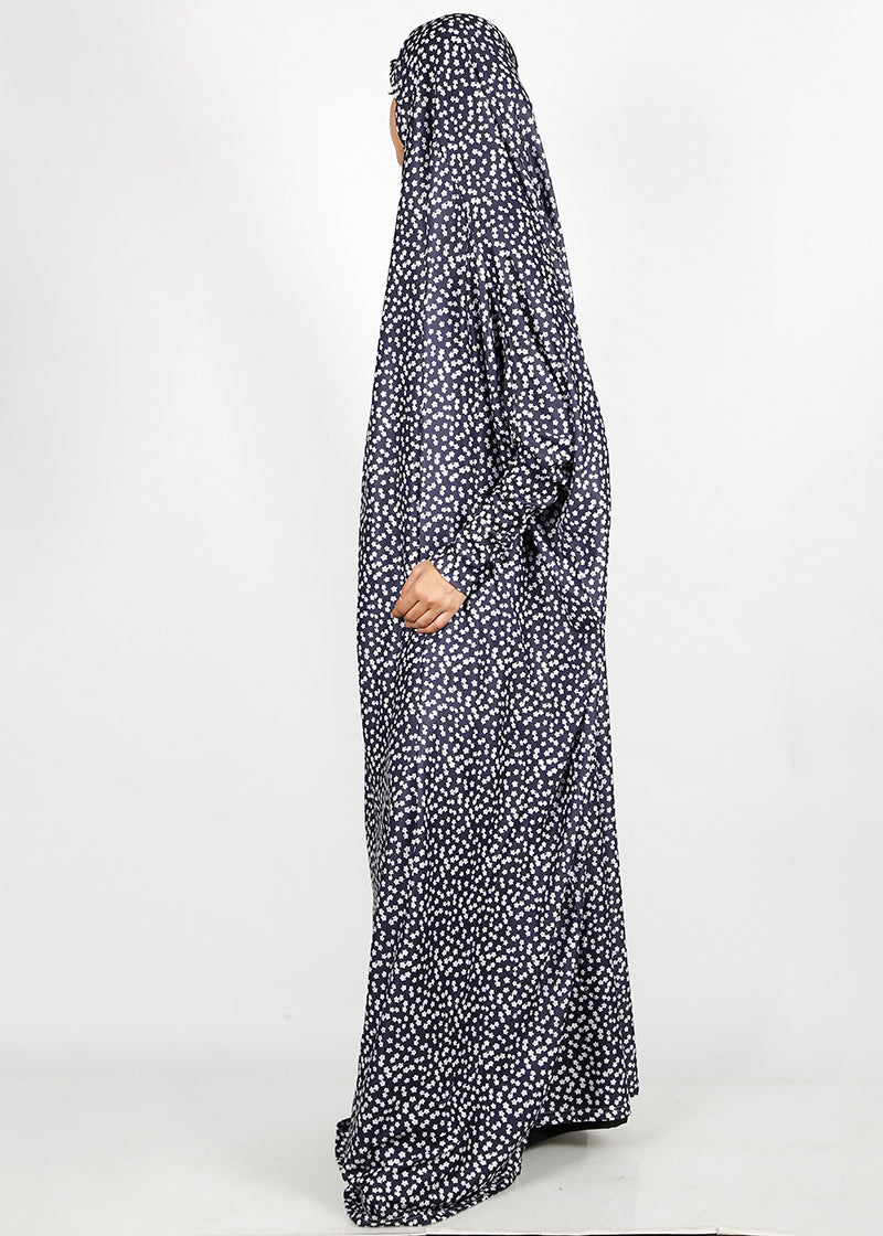 BeingMuslims Printed Jilbab Full Length F