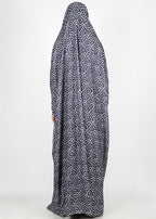 BeingMuslims Printed Jilbab Full Length F