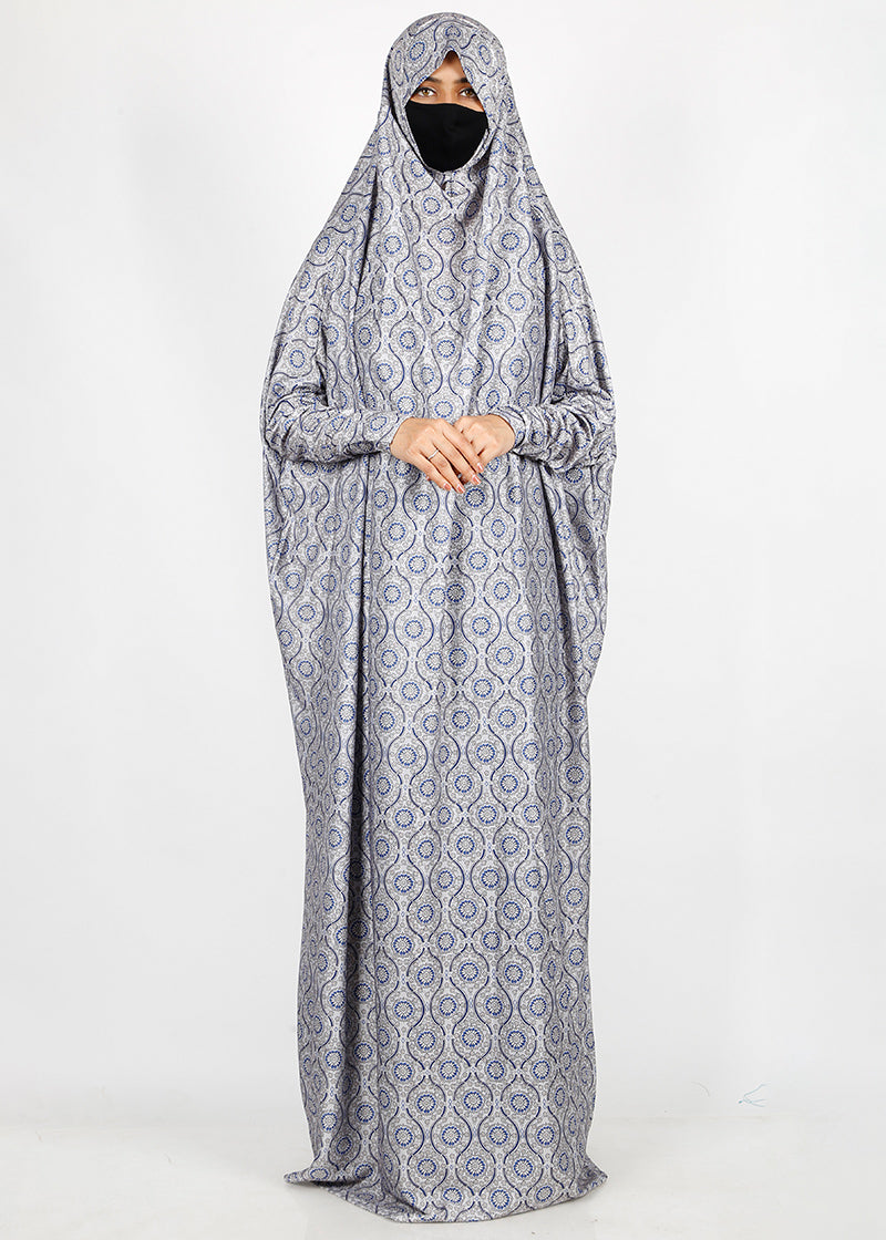 BeingMuslims Printed Jilbab Full Length H