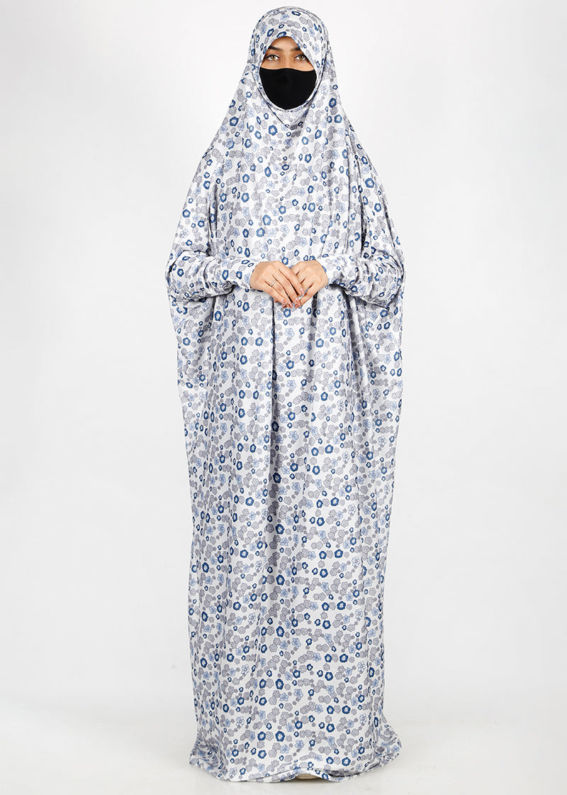 BeingMuslims Printed Jilbab Full Length J