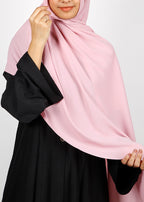 BeingMuslims Rich Malaysian Georgette Blush Pink Hijab