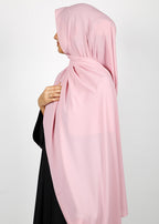 BeingMuslims Rich Malaysian Georgette Blush Pink Hijab