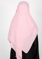 BeingMuslims Rich Malaysian Georgette Blush Pink Hijab