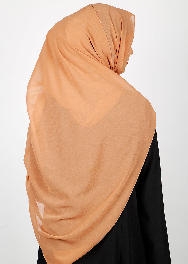 BeingMuslims Rich Malaysian Georgette Caramel Hijab