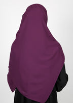 BeingMuslims Rich Malaysian Georgette Deep Purple Hijab
