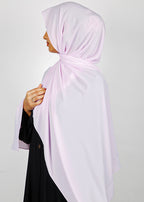 BeingMuslims Rich Malaysian Georgette Light Lavender Hijab