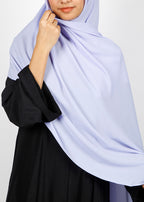 BeingMuslims Rich Malaysian Georgette Pale Lilac Hijab