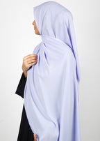 BeingMuslims Rich Malaysian Georgette Pale Lilac Hijab