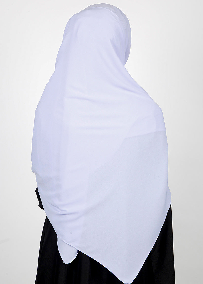 BeingMuslims Rich Malaysian Georgette Pale Lilac Hijab