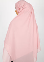 BeingMuslims Rich Malaysian Georgette Pink Hijab