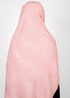 BeingMuslims Textured Mildly Sparkling Light Pink Hijab