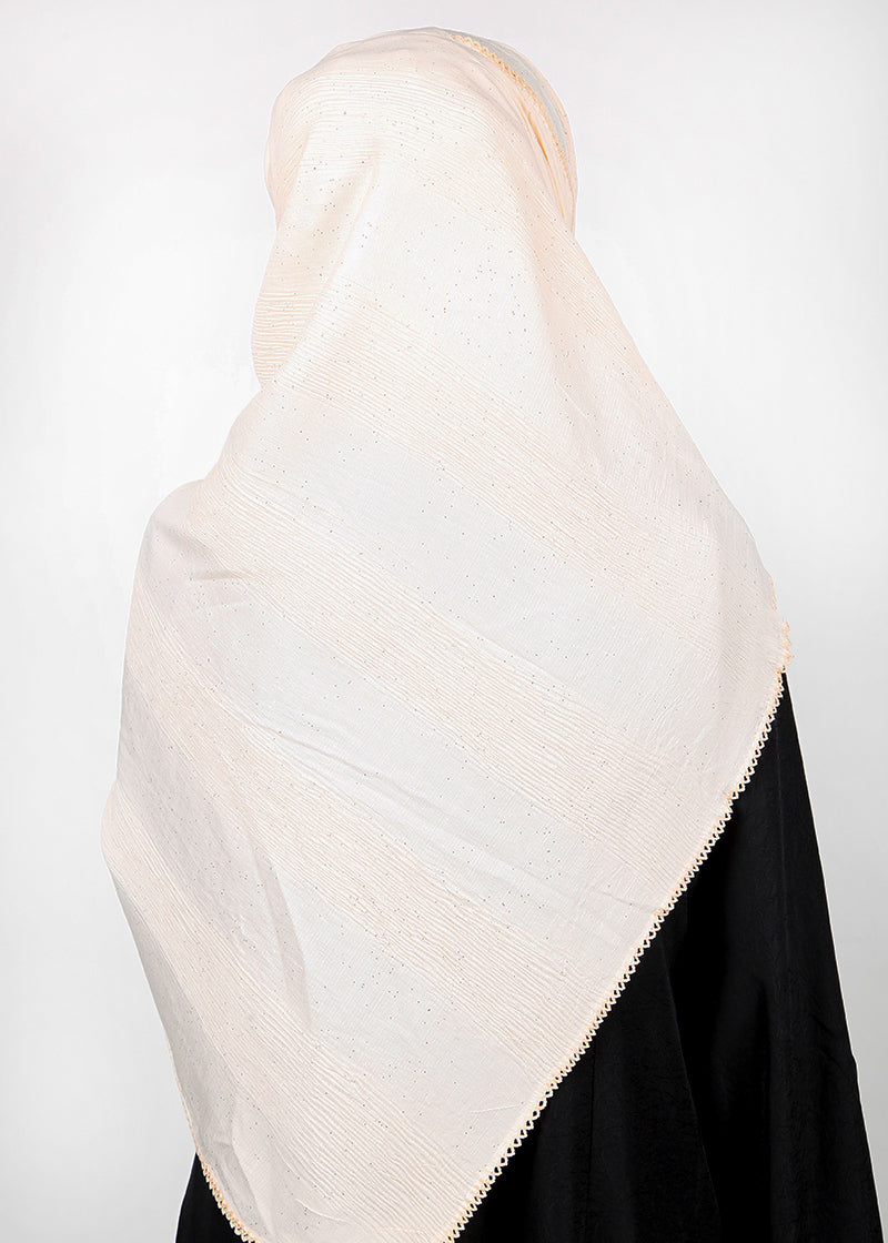 BeingMuslims Textured Sparkle Pearl Hijab