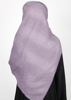 BeingMuslims Textured Mildly Sparkling Purple Hijab