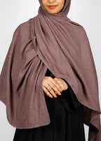BeingMuslims Textured Sparkling Brown Hijab