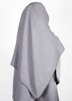 BeingMuslims Textured Sparkling Grey Hijab