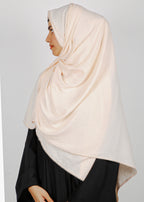 BeingMuslims Textured Sparkling Ivory Hijab