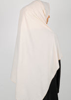 BeingMuslims Textured Sparkling Ivory Hijab
