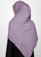 BeingMuslims Textured Sparkling Light Purple Hijab