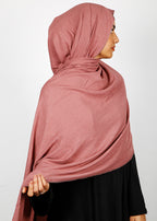 BeingMuslims Textured Sparkling Onion Pink Hijab