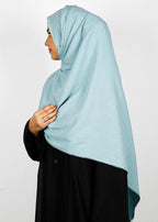 BeingMuslims Textured Sparkling Pale Blue Hijab