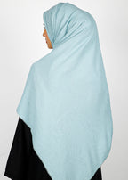 BeingMuslims Textured Sparkling Pale Blue Hijab