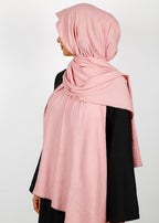 BeingMuslims Textured Sparkling Pink Hijab
