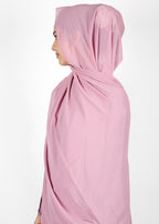 BeingMuslims Classic Luxe Georgette Baby Pink Hijab