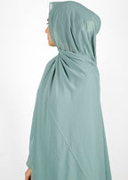 BeingMuslims Classic Luxe Georgette Sea Green Hijab