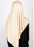 BeingMuslims Textured Gleaming Ivory Hijab