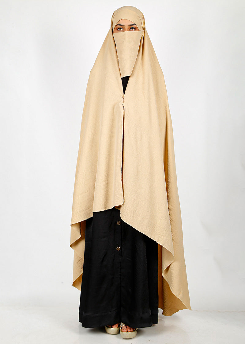 BeingMuslims Irani Chadar in CY Crush Beige