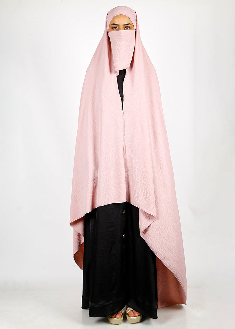 BeingMuslims Irani Chadar in CY Crush Blush Pink